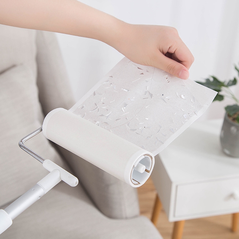 Fregona plana multifuncional 3 en 1, removedor de pelo de suelo, mopa electrostática seca con juego de limpieza de papel, herramienta de limpieza doméstica