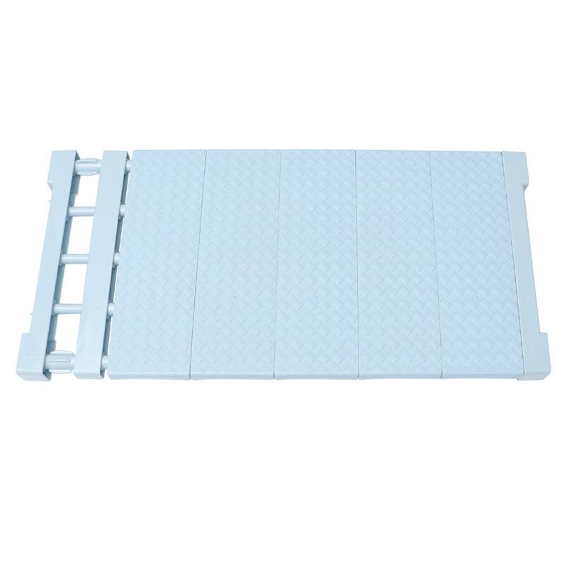 Closets Shelf Divider Adjustable Storage Rack Shelf Organizer for Home Bedroom: Blue