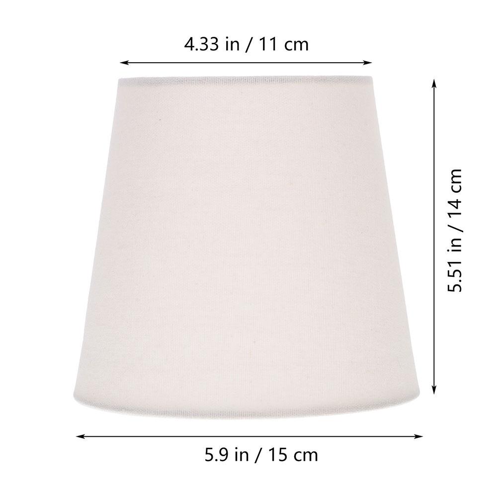 Stoffen lampenkap 2 stuks Lichtgewicht Eenvoudige structuur Ijzer Materiaal Bureau Tafel Vloerlampen Shades Vervangingshoes