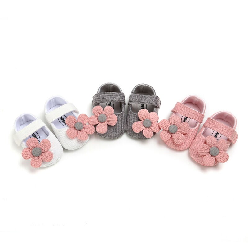 Toddler baby girl blommiga skor barn flickor lägenheter baby skor bröllop prinsessa fest sko