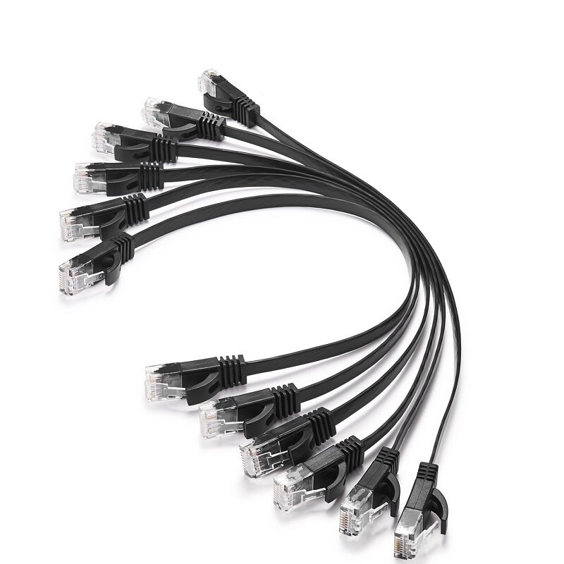 6Pack 1.5M 5FT Kabel CAT6 Flat Utp Ethernet Netwerk Kabel RJ45 Patch Lan Kabel