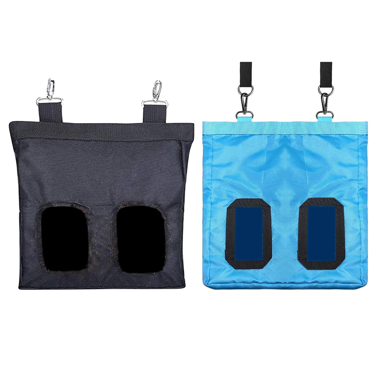 Ing Cavia Konijnen Hooi Bag Feeding Feeder Rekken-2 Openingen-23X28Cm