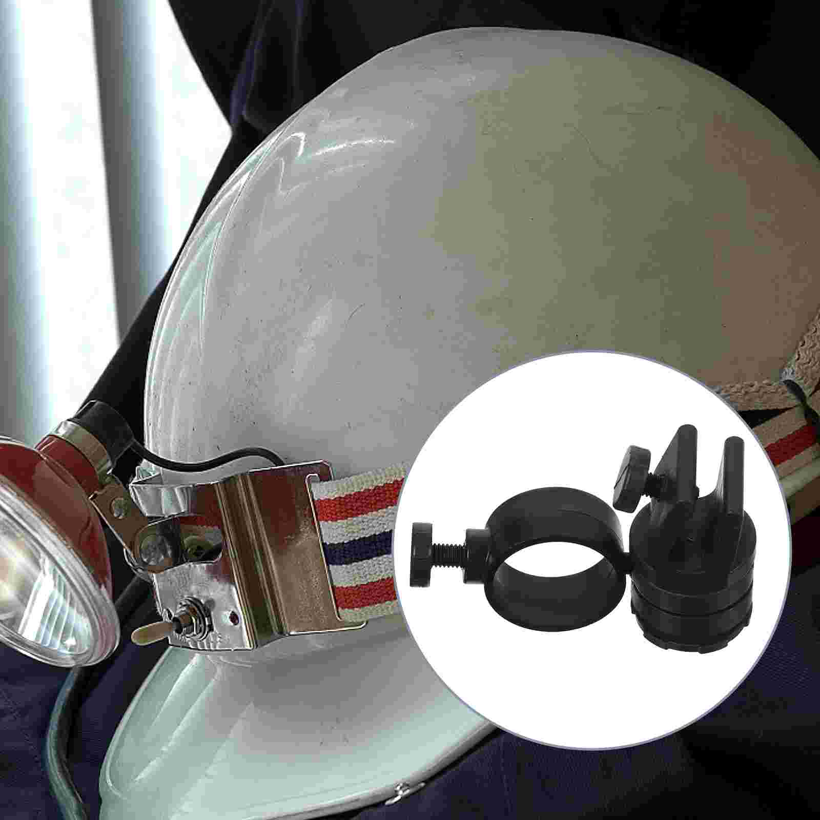 Hard Hat Flashlight Holder Headlamp Clips Hook Mount Stand Accessories for Headlight Abs Hardhat