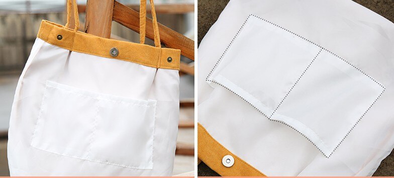 Canvas tas canvas tas vrouwelijke schouder student koreaanse versie van harajuku luie wind boodschappentas