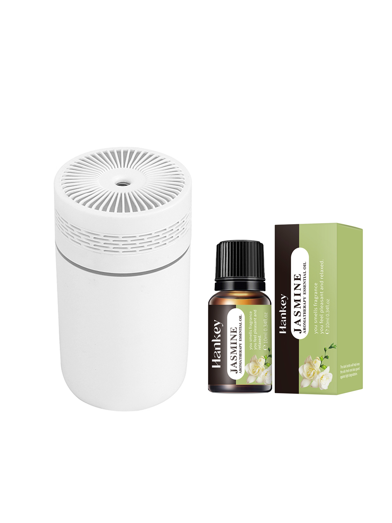 Auto-Luftbefeuchter, tragbarer Mini-Spray-Luftbefeuchter mit LED-Licht, USB-betriebener Aromatherapie-Öldiffusor für Schlafzimmer und Reisen: Juni-ofen rot