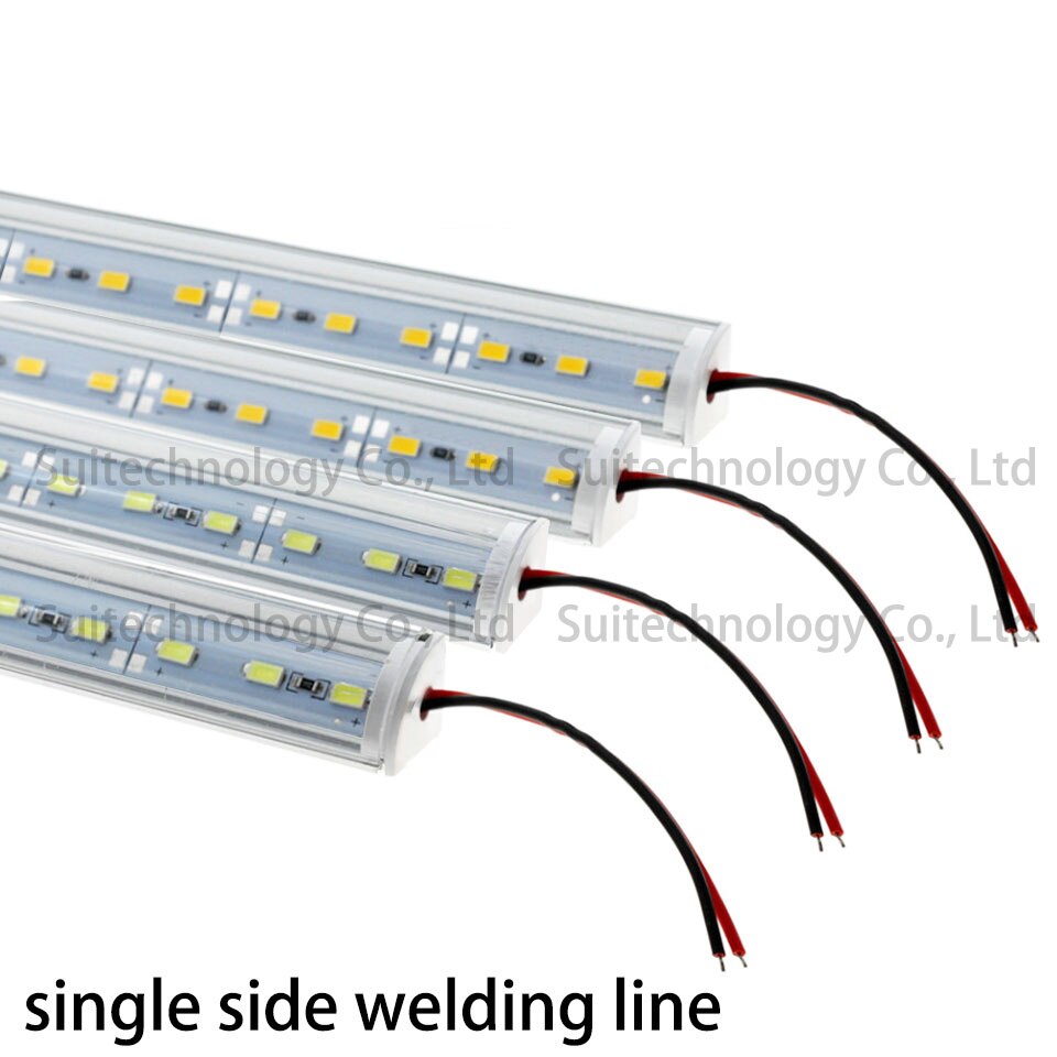 4 stuks LED Bar Licht DC12V 30cm 50cm V vorm Driehoek aluminium LED Stijve Strip LED Tl Voor keuken Onder Kast