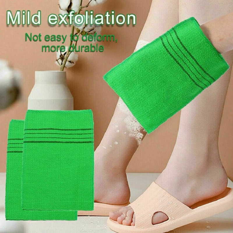1Pc Bad Voor Peeling Exfoliërende Lichaam Reiniging Scrub Handschoen Wrijf Dode Huid Handschoenen Voor Douche Lichaamsborstel Handdoek Spa Schuim Lichaamsmassage
