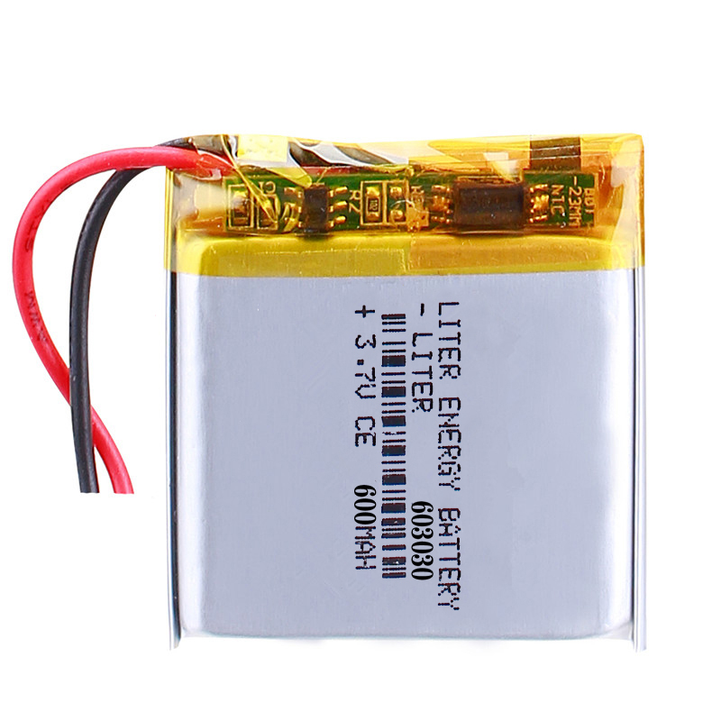 3.7V 603030 600mah bateria litowo-polimerowa robić tachografów głośnikowych zabawek, GPS TK103, zegarki GEOZON