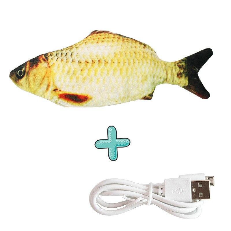 Elektronische Haustier Katze Spielzeug Elektrische USB Lade Simulation Fisch Spielzeug für Hund Katze Kauen Spielen Beißen Liefert Dropshiping: C 30cm