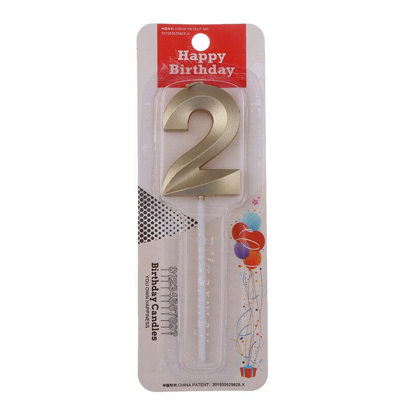 Champagne numéro 0-9 joyeux anniversaire gâteau bougies Topper décor fête fournitures décor bougies décoration bricolage fournitures Numer bougie: N3