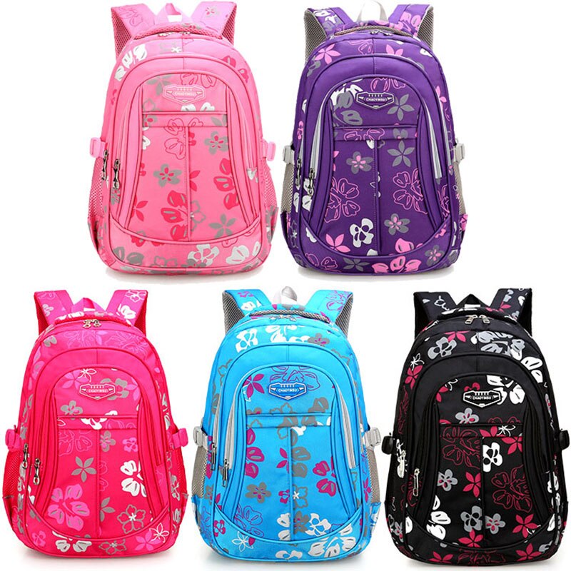 Grote schooltas voor kinderen, schattige schoolrugzak voor studenten, bedrukte waterdichte rugzak voor basisschoolboeken voor tienermeisjes