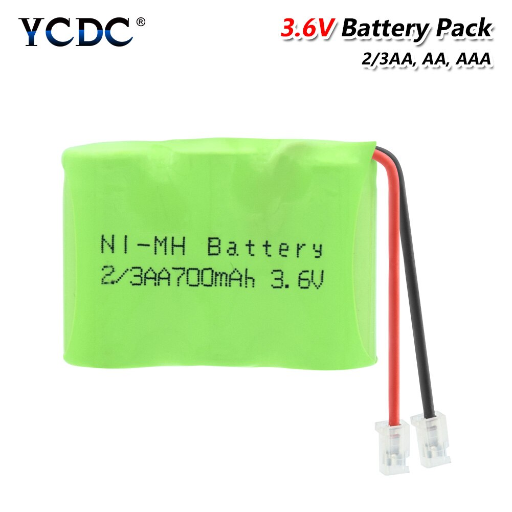 3.6v battery AA AAA 2/3AA ni-mh bateria 3.6v nimh battery pilas recargables 3.6v pack aa size ni mh for rc car toy tools model