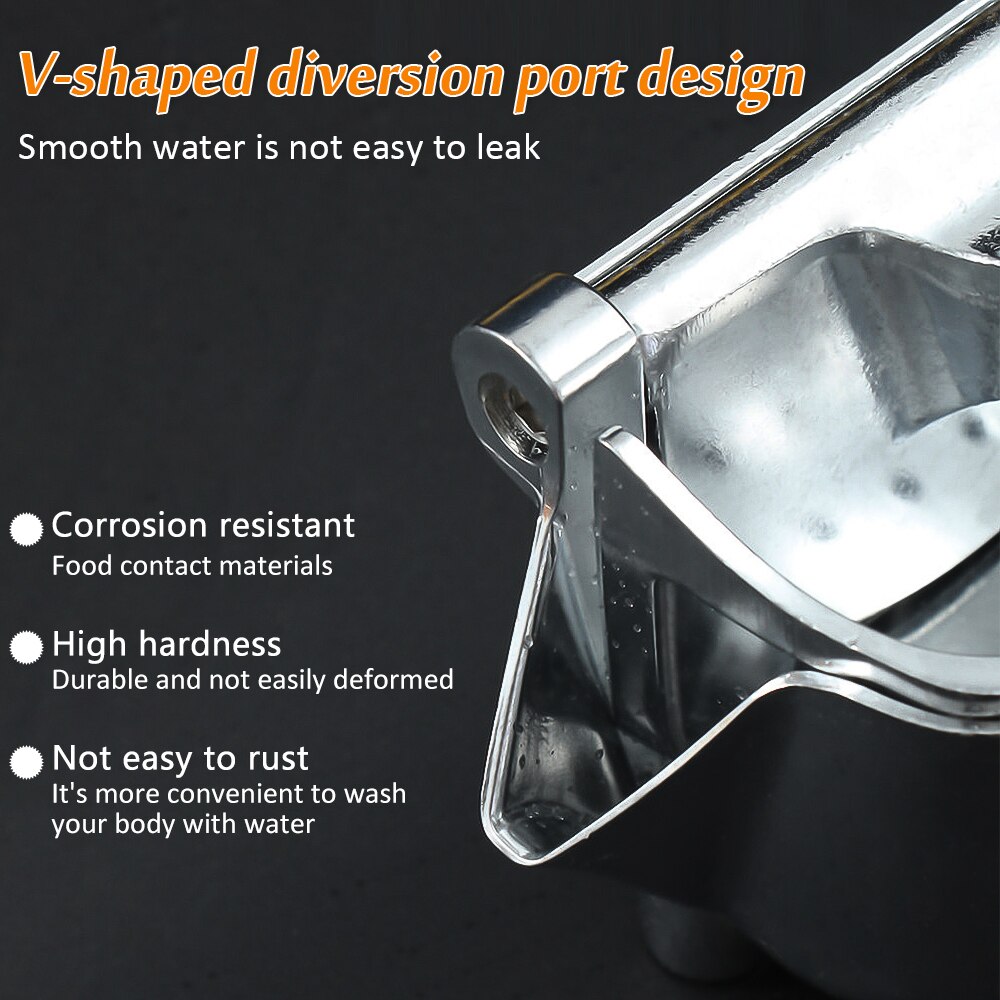 Handheld Fruit Juicer Squeezer Aluminum Alloy Hand Pressure Juicer Pomegranate Orange Lemon Sugar Cane Juice Kitchen Fruit Tool