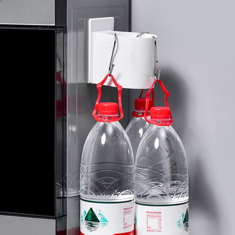 1 Uds. Caja de almacenamiento de vasos desechables organizador sin perforaciones vasos de papel para colgar en la pared caja de almacenamiento de plástico para fuente de bebida