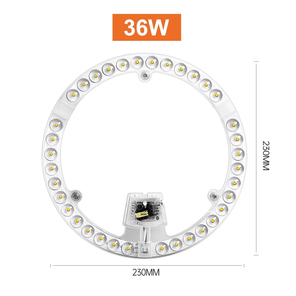 Panel oświetleniowy Led sufitowy Panel Led możliwość przyciemniania z pilotem 12W 24W 36W 48W 60W 72W 80W Led Panel okrągły płyta modułu: 36W / Neutral Light 4000K