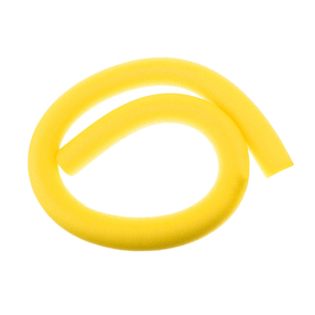 Flexible Floating Swimming Pool Noodle Swim Kickboard Water Float Aid Woggle Noodles Hollow Learn Kids Adult Pool & Accessories: Yellow