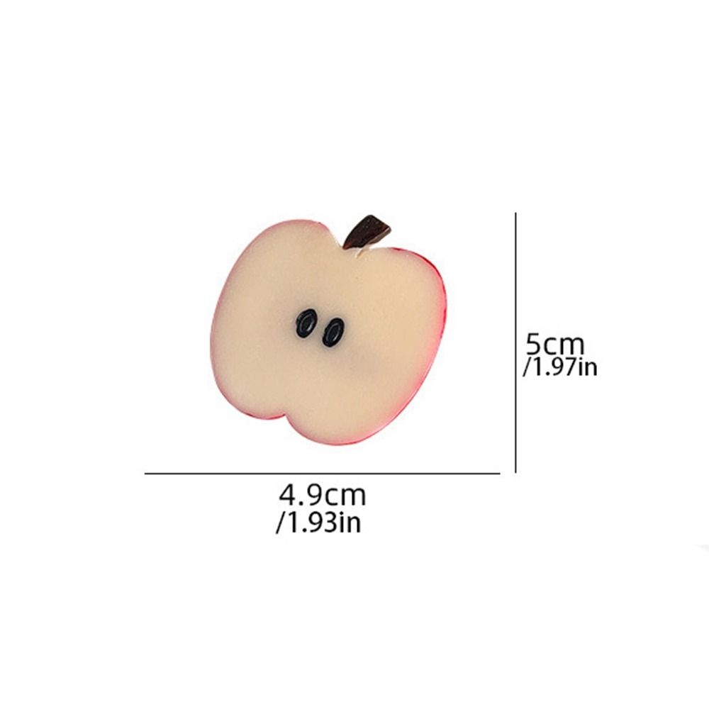 Horquilla de fruta de simulación de cereza dulce, comida falsa de limón, pinza para el pelo bonita, accesorios para el cabello de dibujos animados para mujer, diario