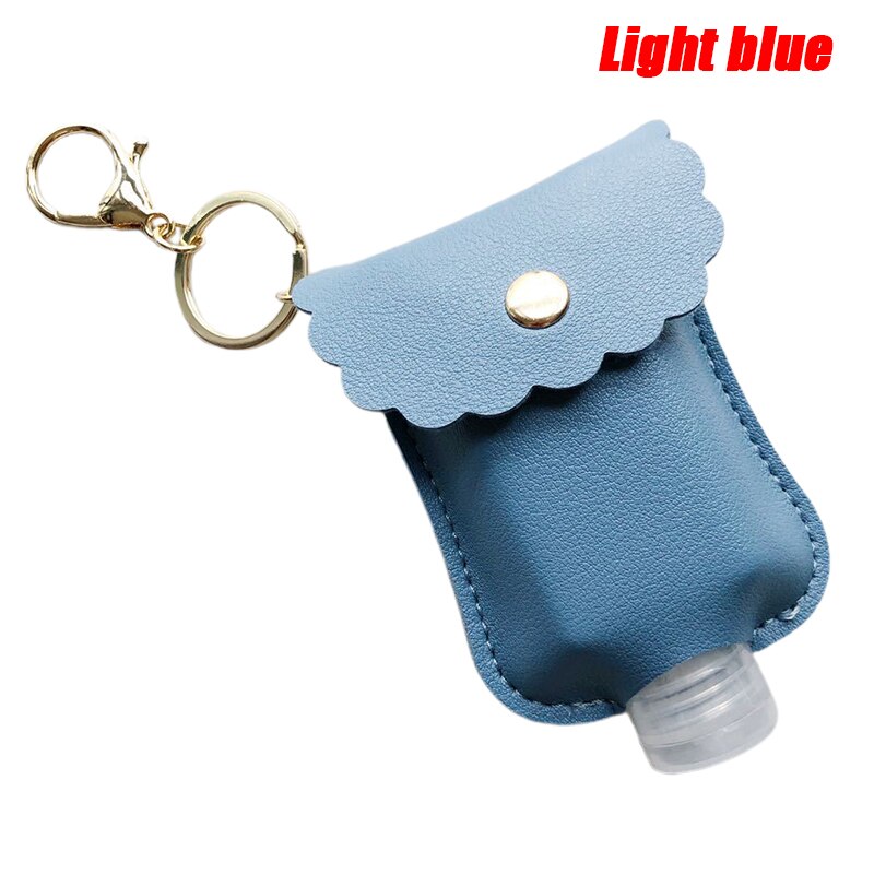 Bouteille de voyage et porte-clés bouteilles vides rechargeables pour désinfectant pour les mains: LB