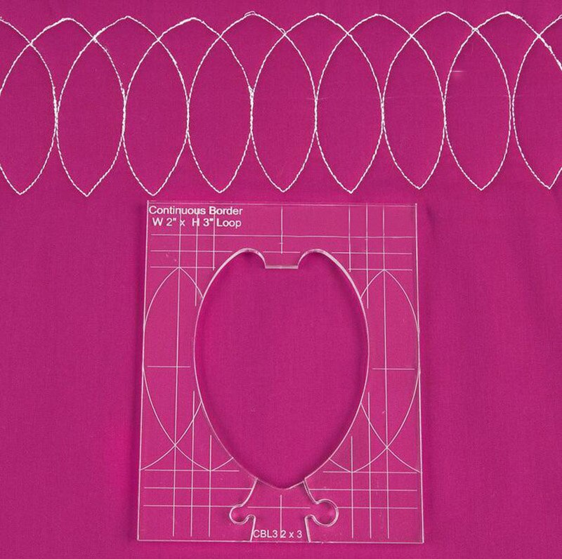 ruler border sampler template set for sewing machine can create beautiful borders 1 set =4pcs #RL-04W