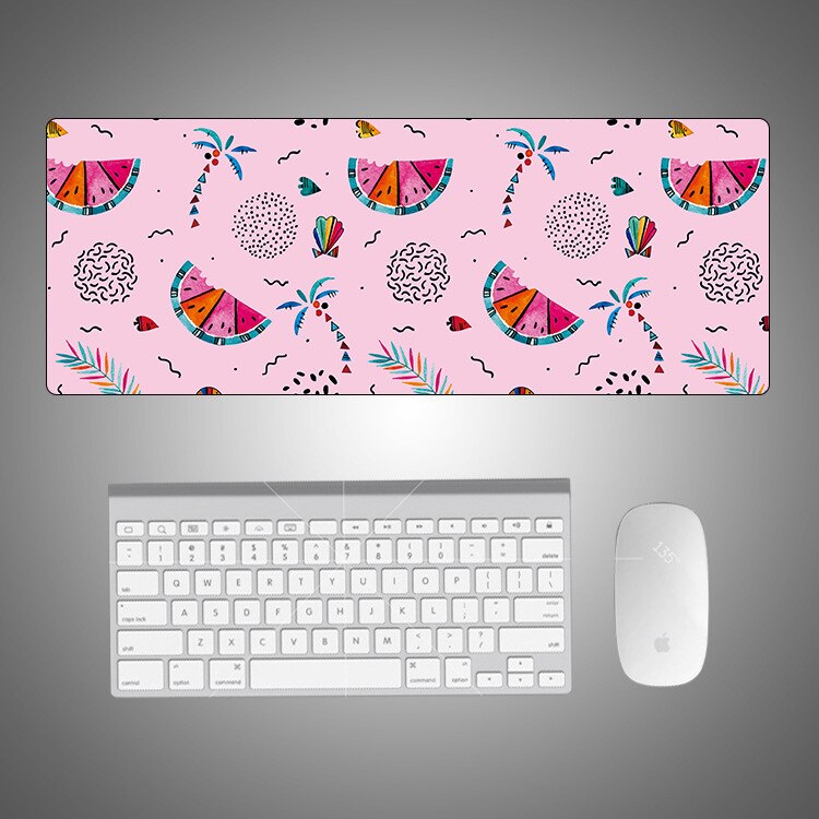 Cartoon Flamingo śliczne podkładka pod mysz Creative INS Tide duży komputer gamingowy klawiatura stół biurowy mata biurko Kawaii dla nastolatków: 4-800X300X2mm