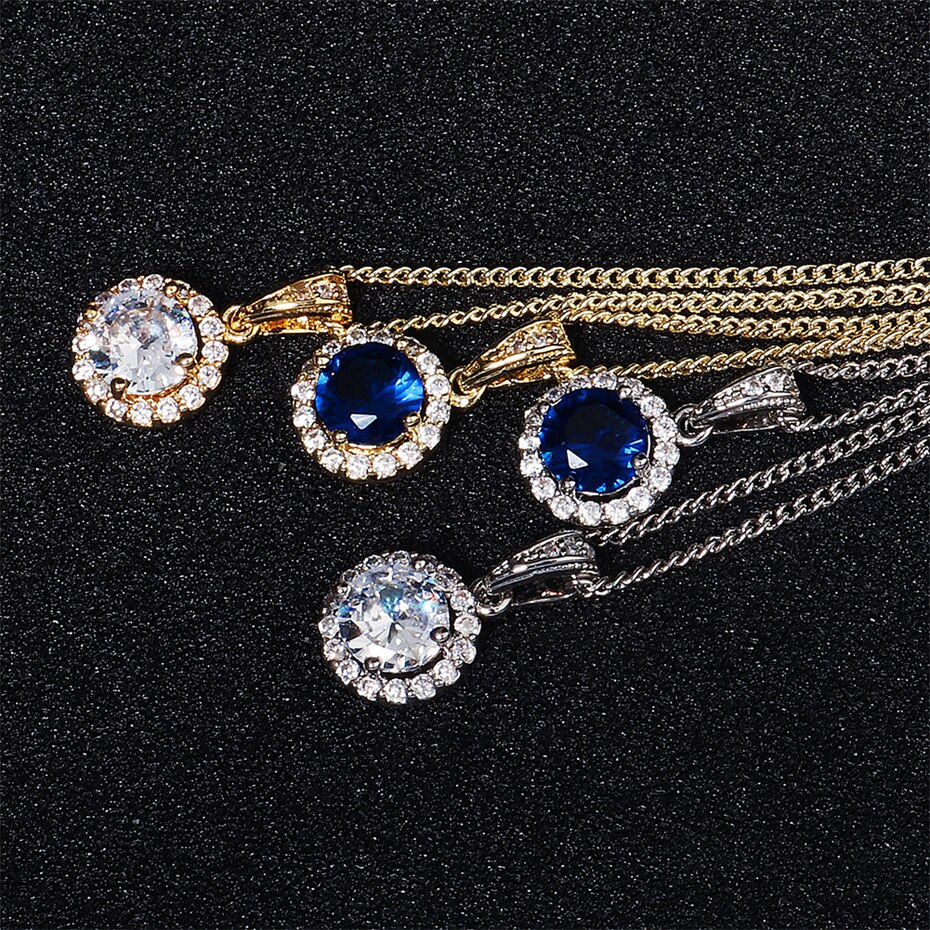 Efily Zirconia Sieraden Set Bruid Accessoires Bruiloft Crystal Ketting Bridal Stud Oorbellen Vrouwen Sieraden Bruidsmeisje