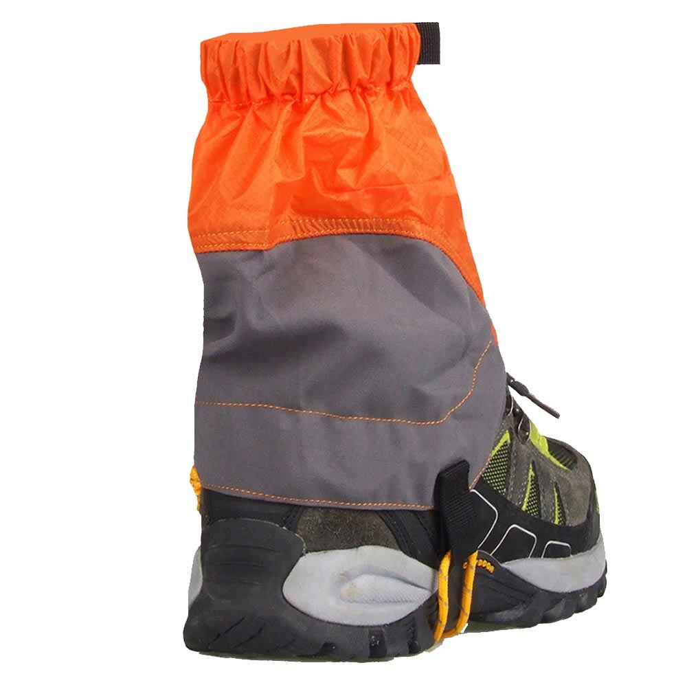 1 par udendørs silikonebelagte benvarmere nylon vandtætte ultralette gamacher benbeskyttelse vagt vandring klatring trekking