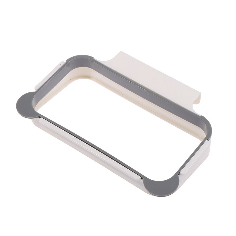 1pc Küche Schrank Tür Korb Hängen Abfalleimer Behälter Müll Tasche Halfter Tragbare Küche Mülleimer Tasche Halfter Küche Spielereien: grau