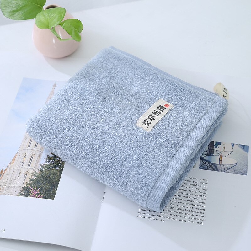 Bamboevezel volwassen badhanddoeken microvezel washandje voor douche gezichtshanddoek superabsorberende badhanddoeken badkamer 1pc: Blauw