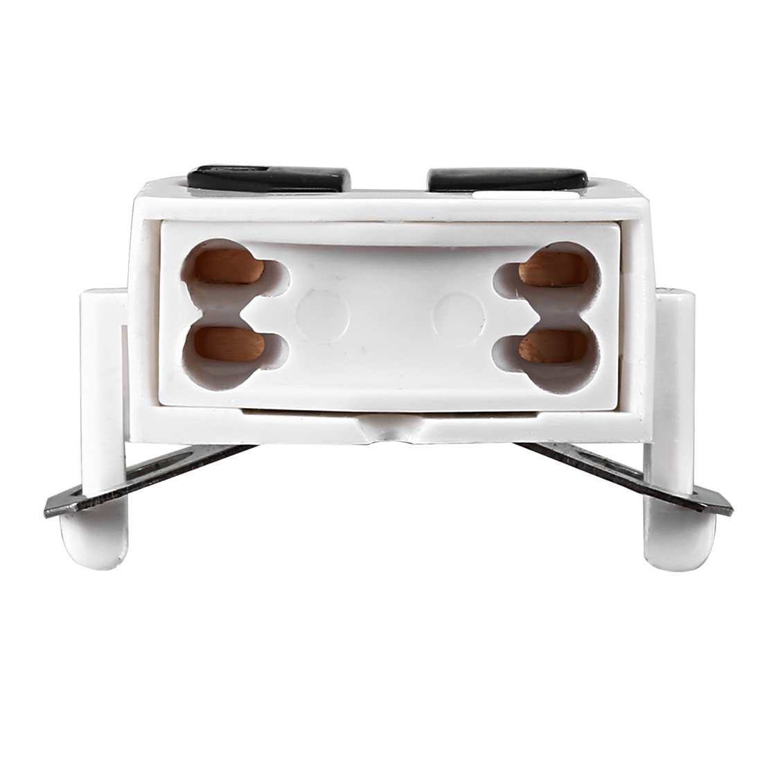 2-10Pcs G5-F288 T5 T8 Fluorescent Light Holder G5 G13 Base Non-Shunted Tombstone Lamp Socket AC 500V 2A for LED Fluorescent Tube