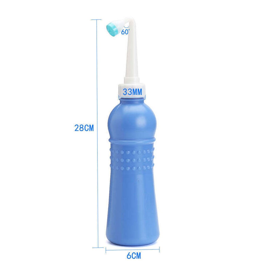 Pratico bidet portatile palmare da viaggio Toilette spray per mani sedile acqua 450ml saluto strumenti per la pulizia di parti privato prodotto per il bagno