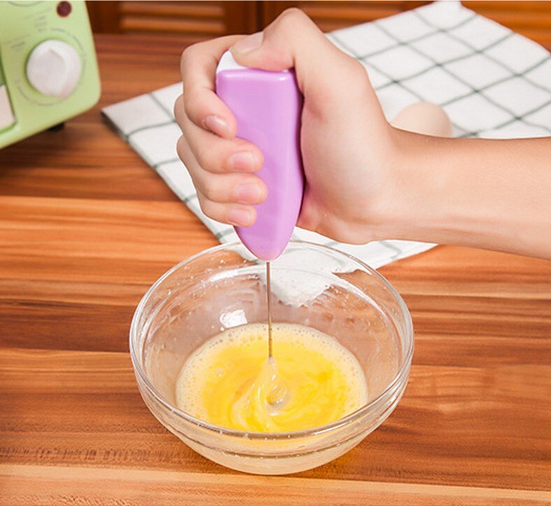 Huishoudelijke Elektrische Handheld Keuken Tool Eiklopper Mini Elektrische Mixers Hand Blenders Willekeurige Kleur 1Pcs