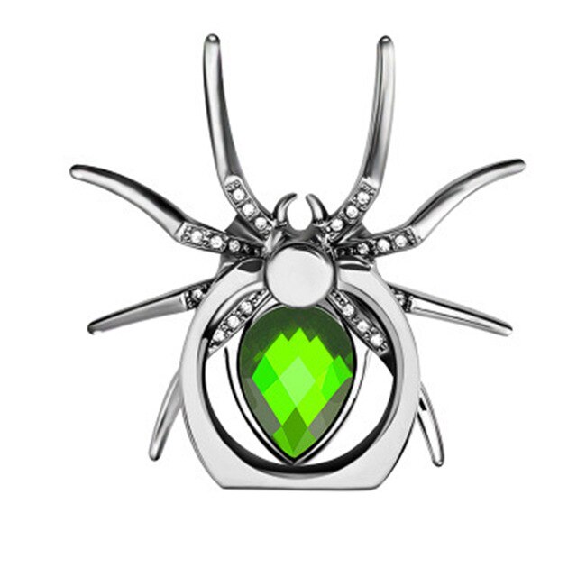 Suporte de dedo para celular, suporte de metal para celular com rotação 360 para samsung s10 e iphone x, 1 peça acessórios do telefone: green
