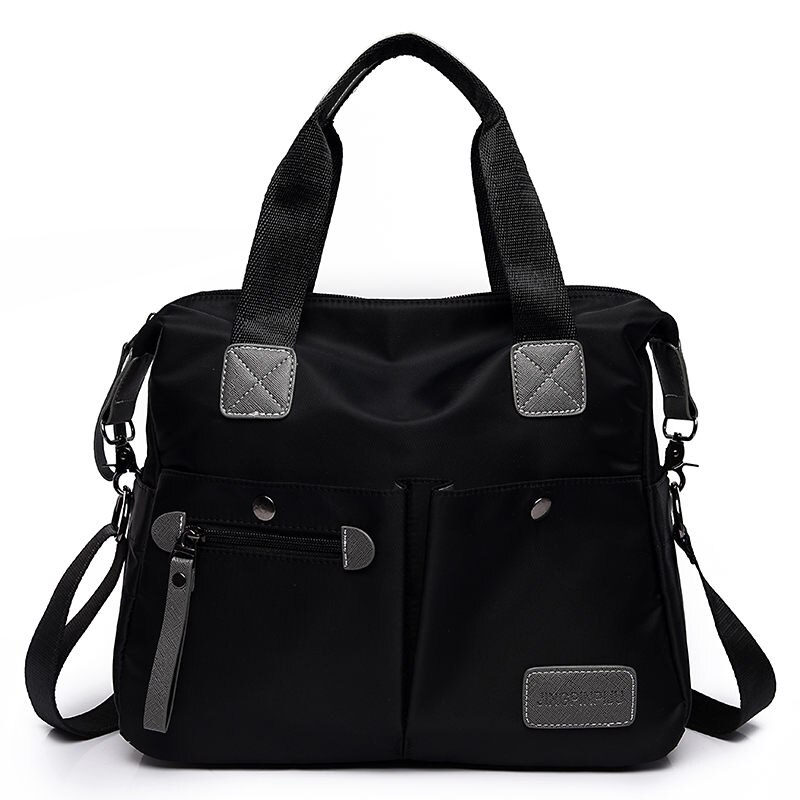 Large Capacity Messenger Bag Women's Waterproof Nylon Handbag Bags For Women Casual Shoulder Crossbody Bags bolsa feminina: black / L 39cm 14cm 30cm