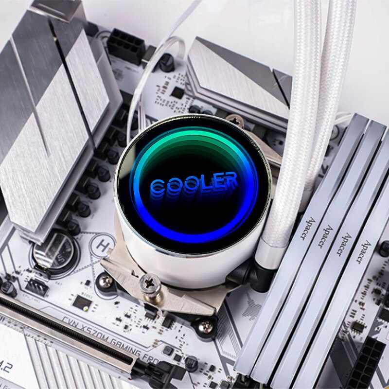 Water Cooling CPU Cooler computer RGB Water Cooler Heatsink Integrated CPU Cooling fan Radiator LGA 1151/AM3+/AM4