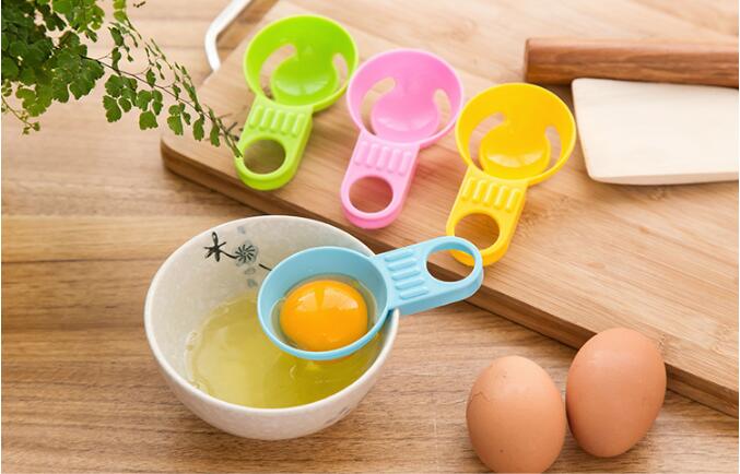 5 stks/partij Ei Separator Wit Yolk Sifting Home Kitchen Chef Eetkamer Koken Gadget Ei Divider Gereedschap ENX 032