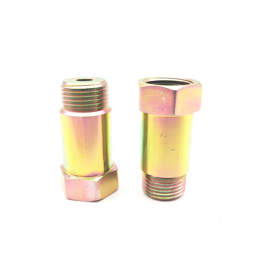 Universal M18 X 1.5 Straight 45mm O2 Oxygen Sensor Extension Spacer extender 2 pcs