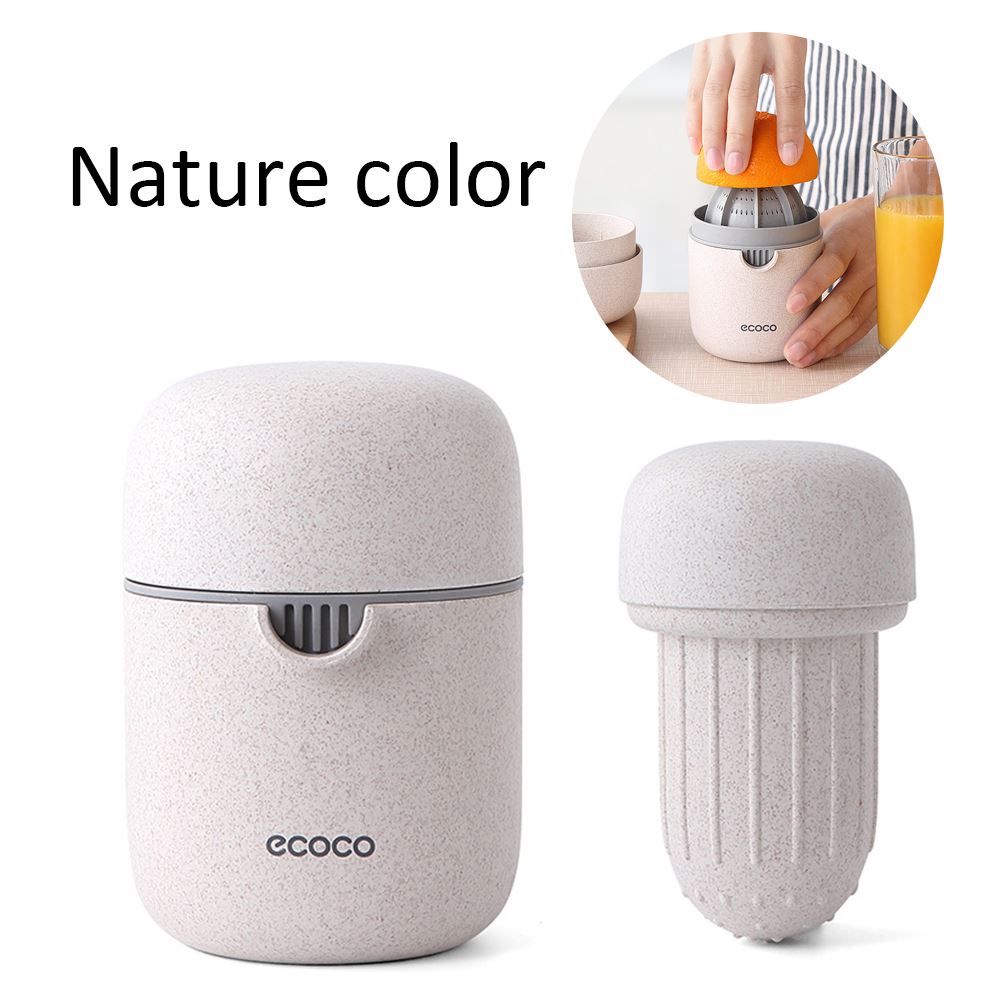 Manual Citrus Juicers Manual Lemons Orange Juicers Hand Press Kitchen Fruit Squeezer 100% Juice Potable Juicer Machine: Nature color