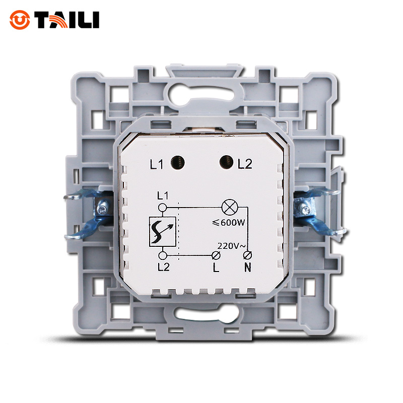 Dimmer Switch Function Keys White AC 110~240V 16A Home Wall Light Switch Lamp dimmer SABIC Polycarbonate CE TAILI