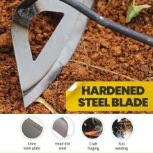 All-Staal Gehard Hollow Schoffel Handheld Wieden Hark Planten Plantaardige Boerderij Tuin Landbouw Tool Wieden Accessoires