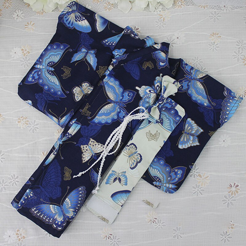 Blu Bianco di Cotone Della Farfalla Bronzing Tessuto, Pretagliati di Cucito Tessuto patchwork trapuntatura FAI DA TE Tessuto Giapponese