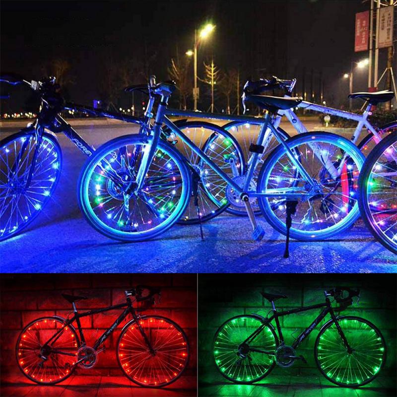 Bike Lights Practical Cycling Sports Supplies Wheel Spokes LED Lights Night Riding Decorative Lights