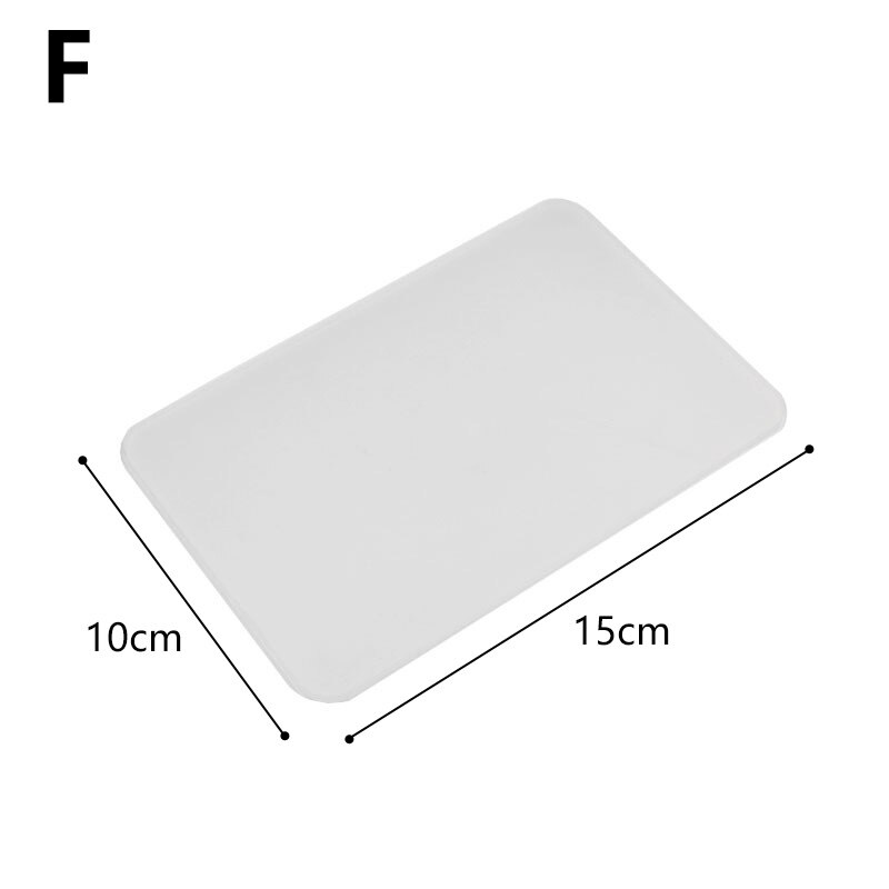 1Pcs Acryl Transparante Klei Roller Board Plaat Diy Handgemaakte Craft Accessoires Polymeer Aardewerk Modellering Art Klei Gereedschap: 06