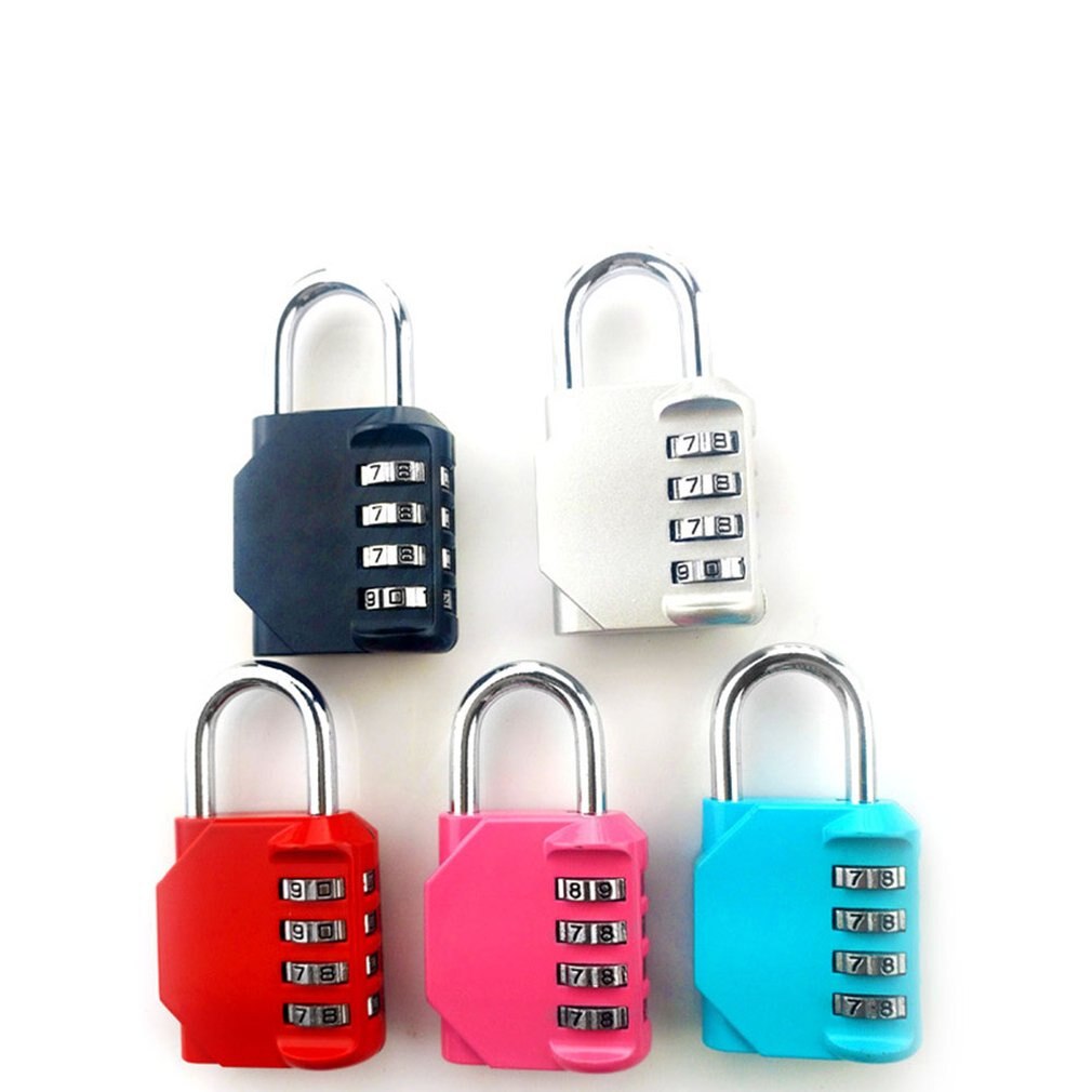 large size 4 digit Number Code Lock Resettable padlock Security Digital Combination Locks for Travel Suitcases Luggage