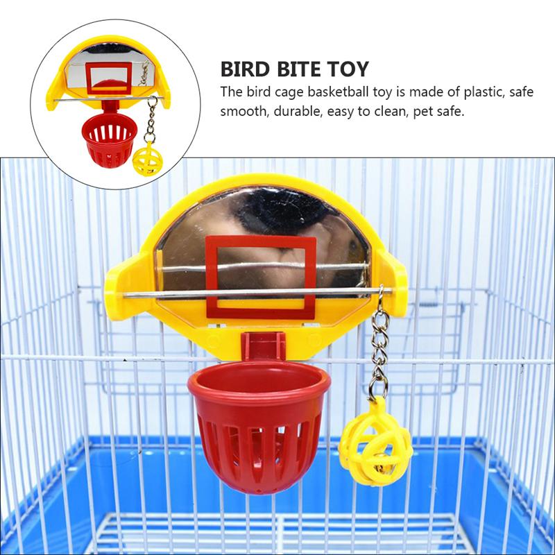 Bird Basketball Toy Durable Parrot Toy Parrot Basketball Toy Parrot Bite Toy for Parrot Pet