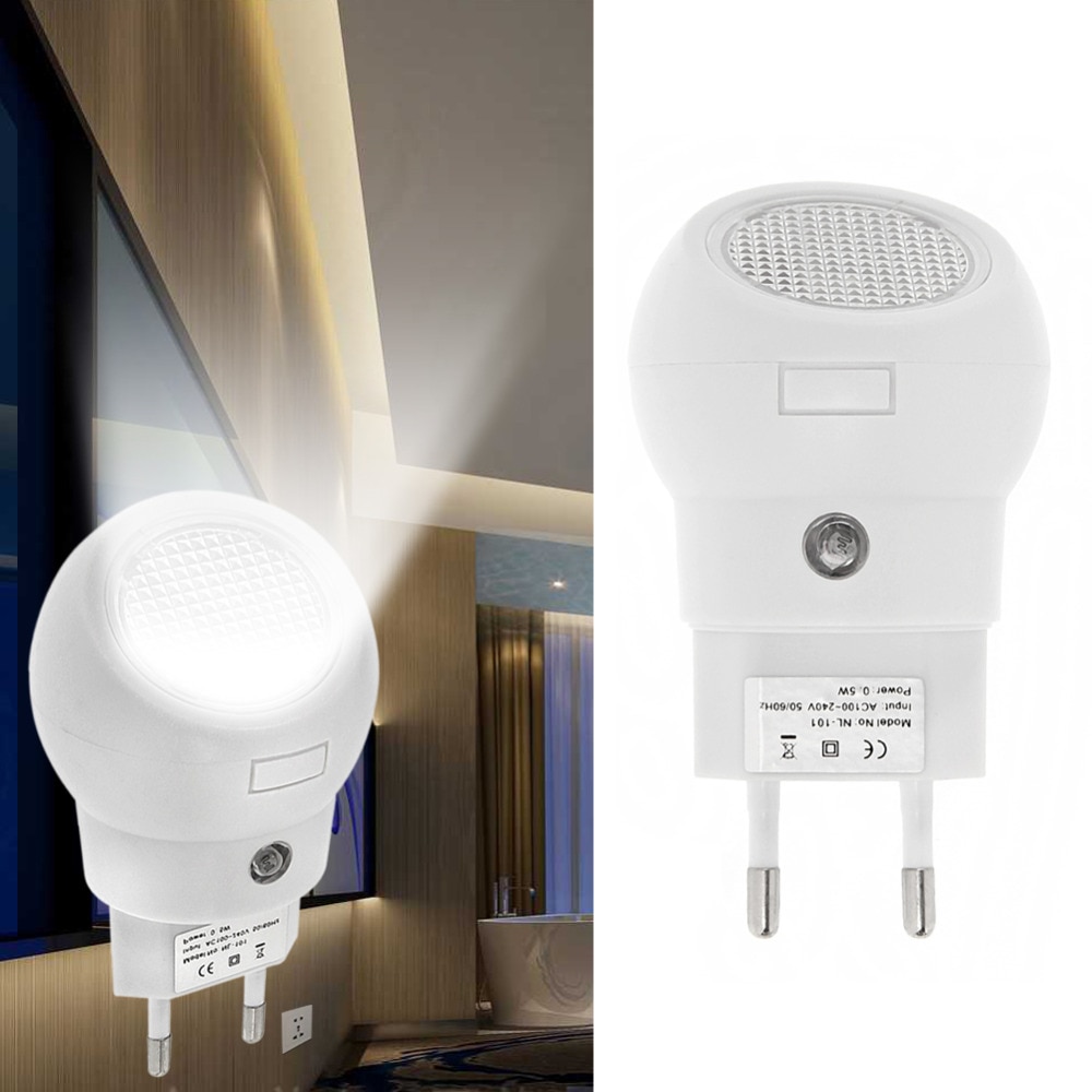 LED Nachtlampje 360 Rotatie Plug En Spelen Met Licht Gevoel Automatisch Aan Of Uit Voor Baby Slaapkamer