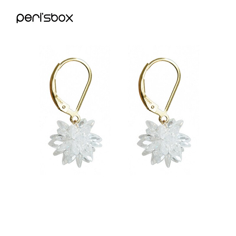 Peri'sBox Goud Kleur Kleine Cubic Zirk Oorringen voor Vrouwen Opknoping CZ Huggie Earring Minimalistische Hoops Oorbellen