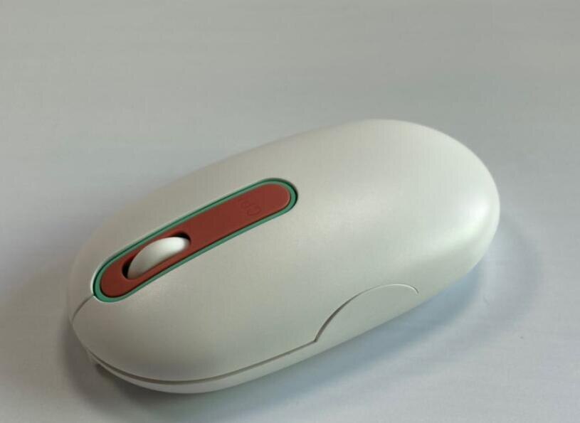 SeenDa 2.4GHz Wireless Mouse Rechargeable Silent Mouse Girl Rechargeable Mini Silent Mice Ergonomic For Laptop PC: White