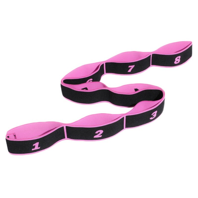 Bande de traction de yoga en nylon et latex, réglage de la force à plusieurs niveaux, yoga, pilates, gym, fitness, exercice, bande élastique multifonctionnelle: B