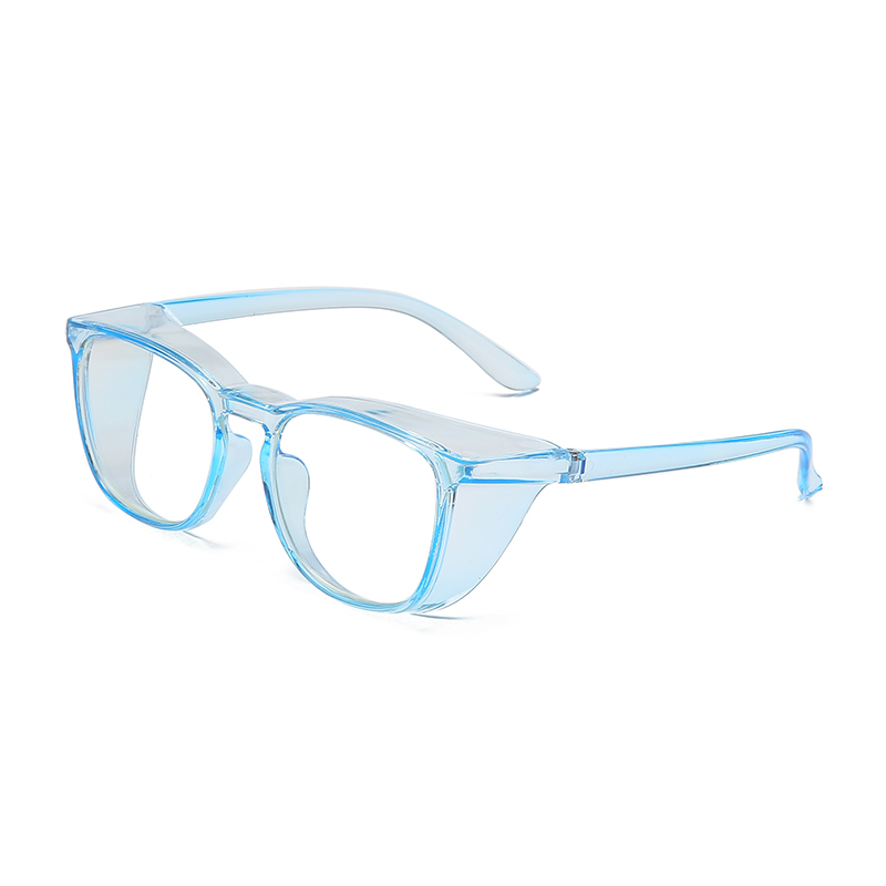 Anti Blue Light Glasses Lightweight PC Frames Square Clear Lens Glasses Anti Pollen Safety Goggles Eyewear Accessories