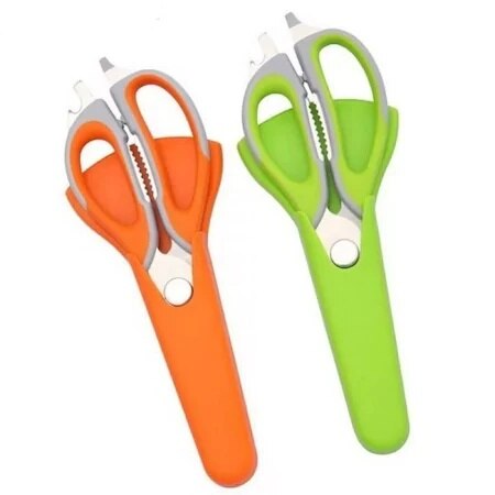 Super Multifunction Cutter Stainless Steel Magnet Kitchen Scissors
